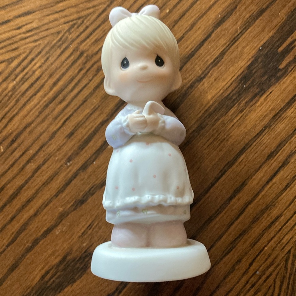 Precious Moments The good Lord always delivers porcelain moms moms to be 1989